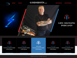 GODSHOTS.live* | Diseño Web por Ved Web Services