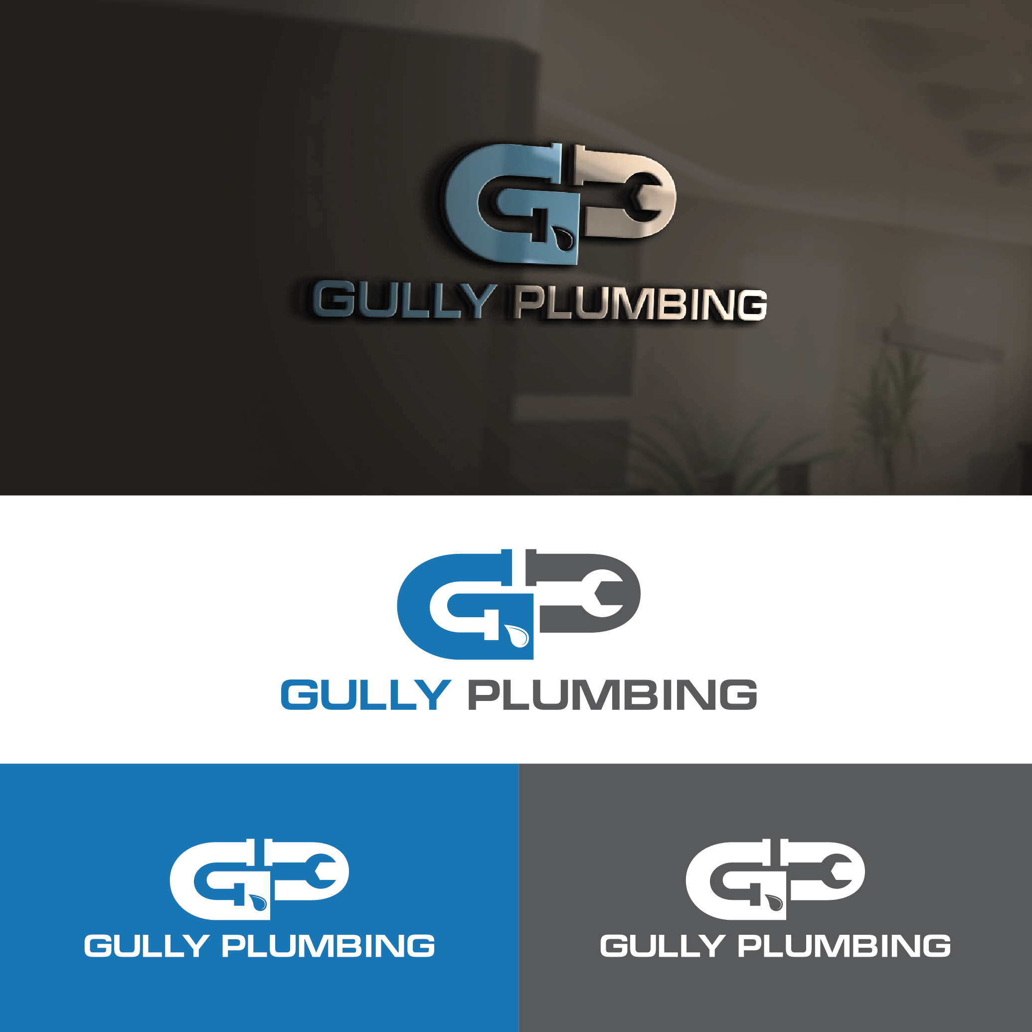 Logo-Design von GraphicTec für Gully Plumbing | Design #25274844