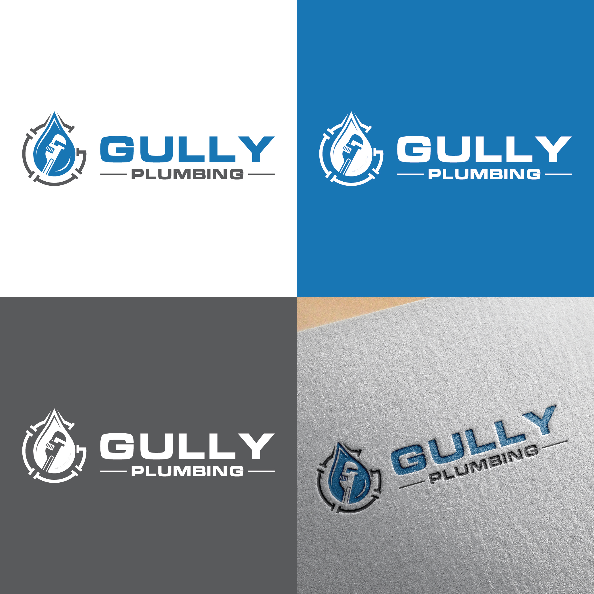 Logo-Design von GraphicTec für Gully Plumbing | Design #25274845