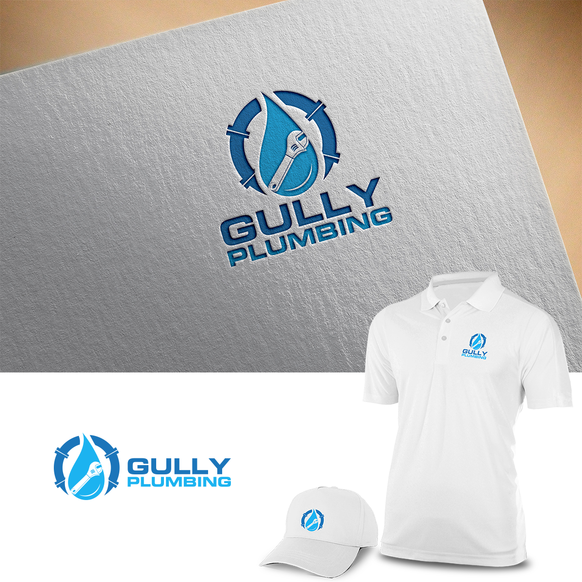 Logo Design by DesignDUO for Gully Plumbing | Design #25281693
