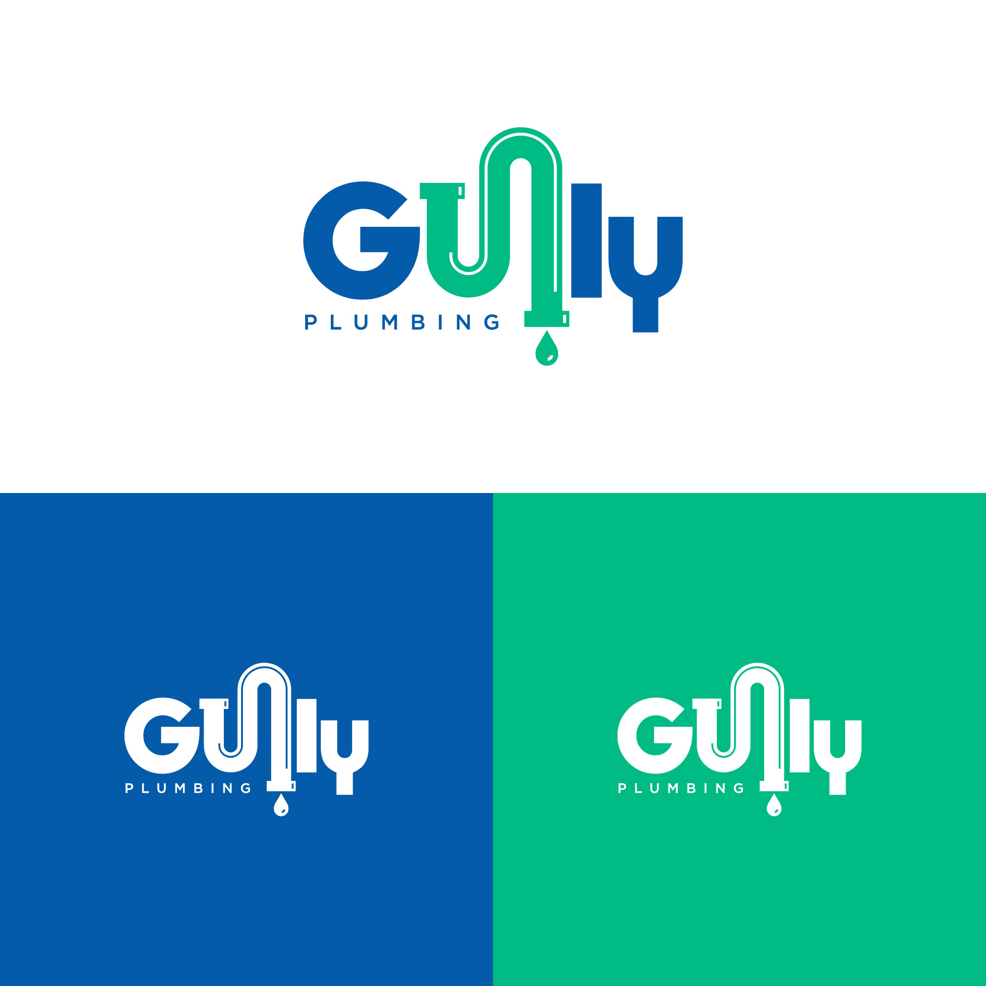 Logo Design by kaushal 05 for Gully Plumbing | Design #25257390