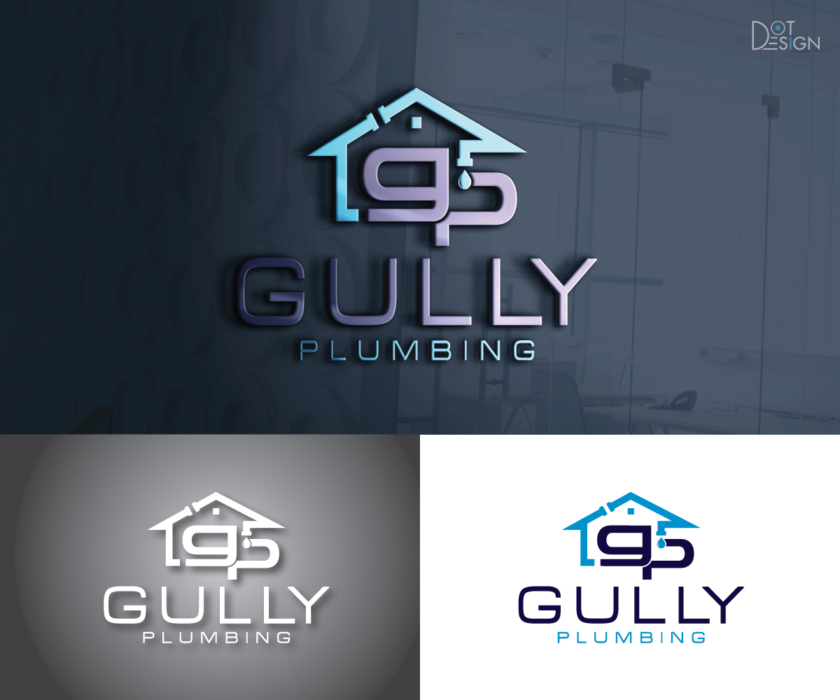 Logo Design by Dot Design 3 for Gully Plumbing | Design #25254215