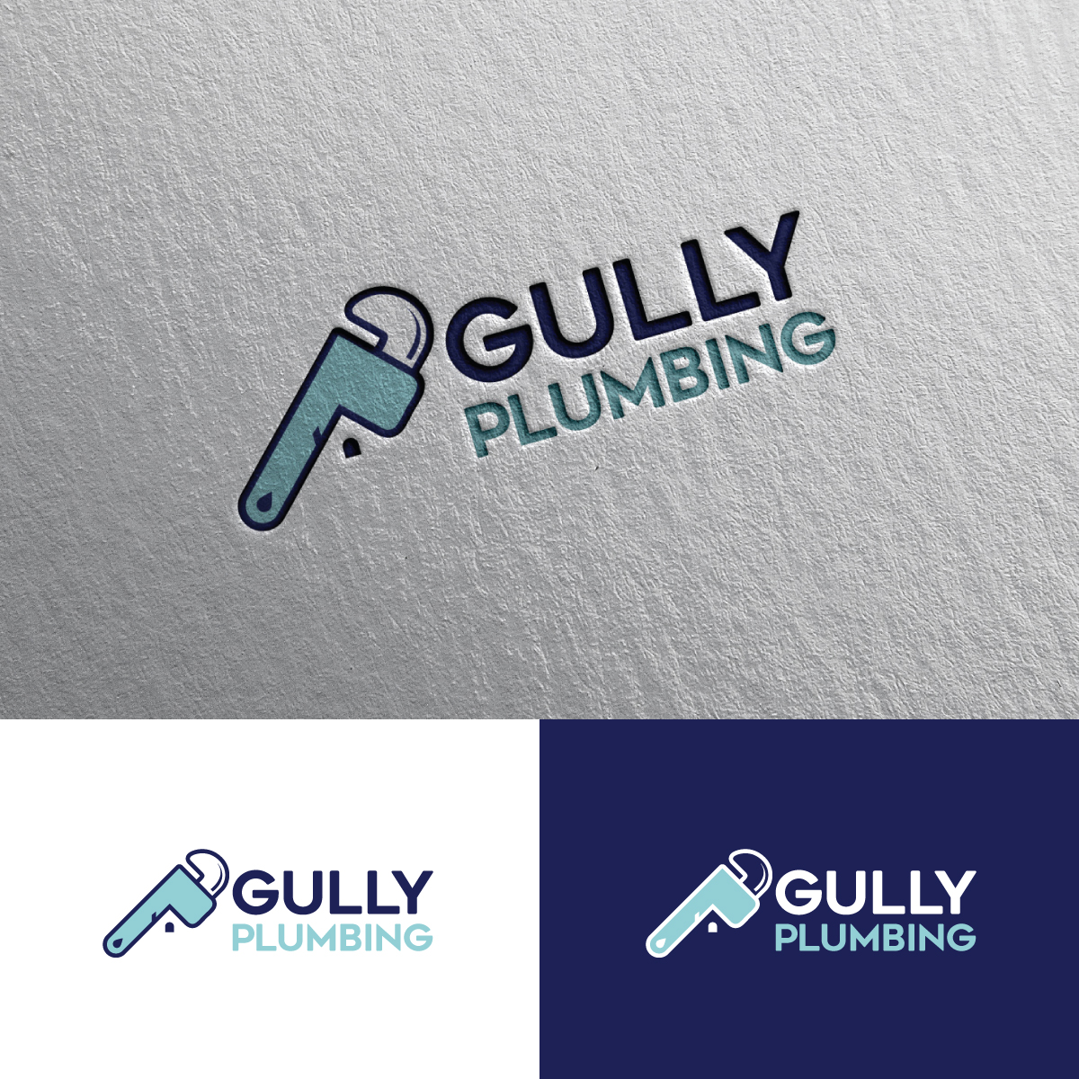 Logo Design by Rii for Gully Plumbing | Design #25253101