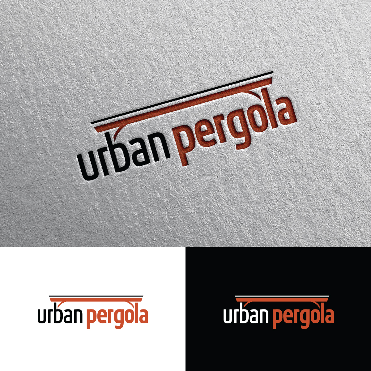 Modern, Upmarket Logo Design for urban pergola by Rii | Design #25253813, image size:1200x1200