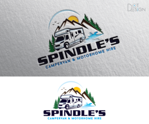 Spindle’s Campervan & Motorhome Hire | Diseño de Logo por Dot Design 3