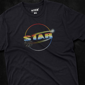 Stars shine bright but die out and burst into the universe. Kind of the life Cycle of People | Diseño de Camiseta por Light Hand Design