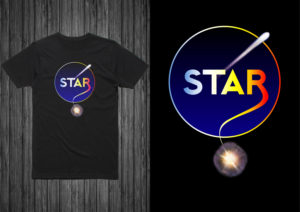 Stars shine bright but die out and burst into the universe. Kind of the life Cycle of People | T-Shirt-Design von Alessandro Serrago
