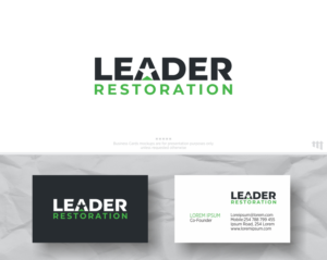 Logo Design by MBARO for Leader Restoration | Design: #25281525