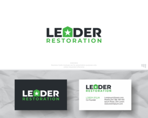 Logo Design by MBARO for Leader Restoration | Design: #25281526