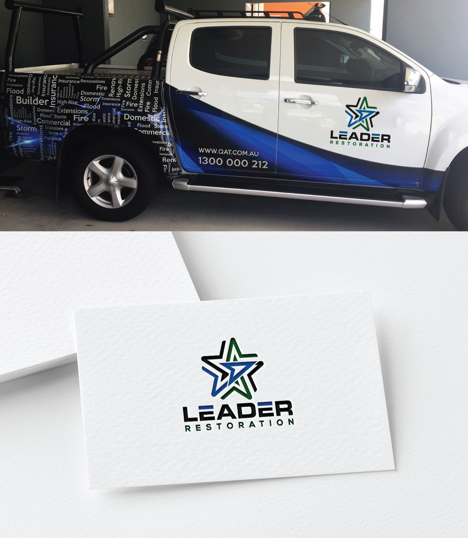 Logo Design by solidinto for Leader Restoration | Design #25280641