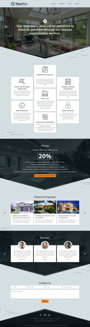 Web Design by pb for this project | Design #25264361