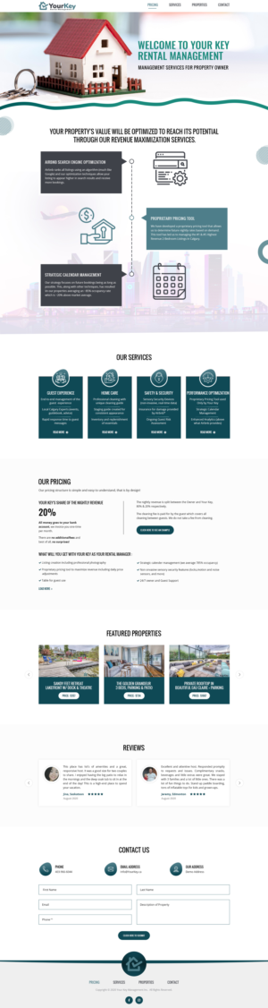 Web Design by sai.designer87 for this project | Design #25263769