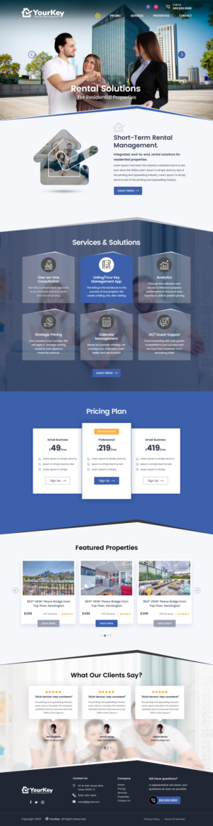 Web Design by Shijo John for this project | Design #25271141