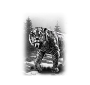 Sabertooth Lion Tattoo | Tattoo Design by NILDesigns