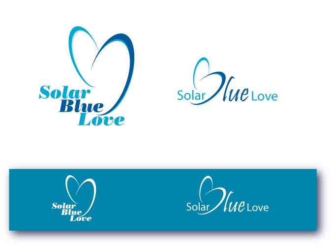Logo Design by tiar yuraneka for solar blue love | Design #63508