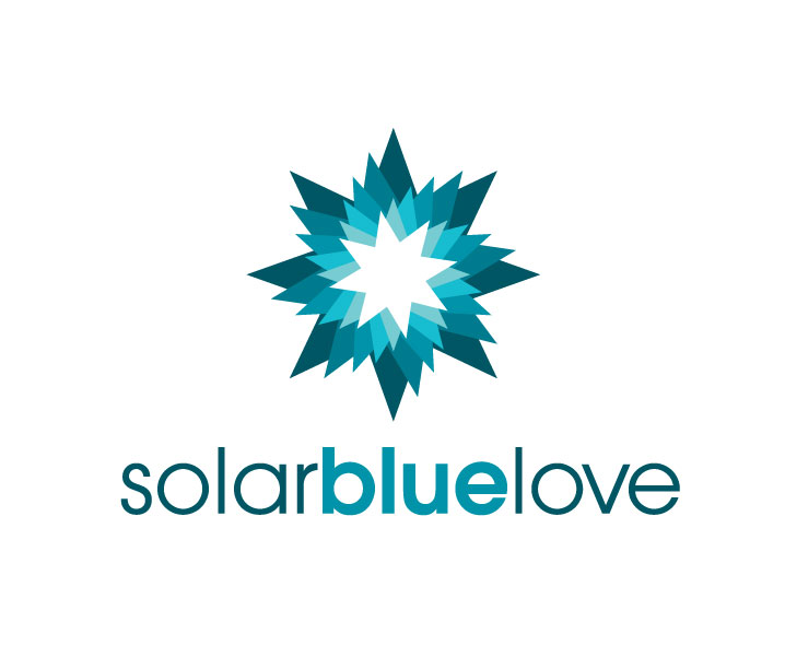 Diseño de Logo por Stephanie Soon para solar blue love | Diseño #63557