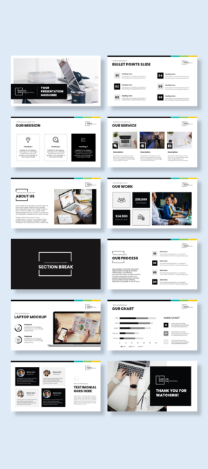 PowerPoint Design by I'm Leo for HORTUS Digital | Design: #25275391