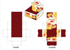 box for our biscuit tea product | Design Emballage par Javelin Studio