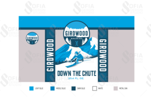 Beer label design for a super cool  brewery in the  Alaskan ski town- Girdwood  | Etikett-Design von SofiaDesignStudio