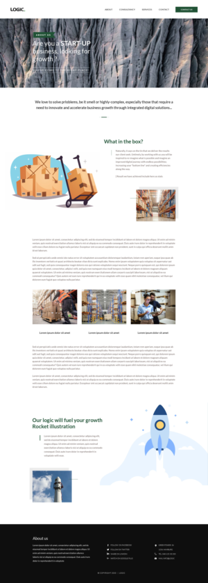 Landing Page Design by AVROM