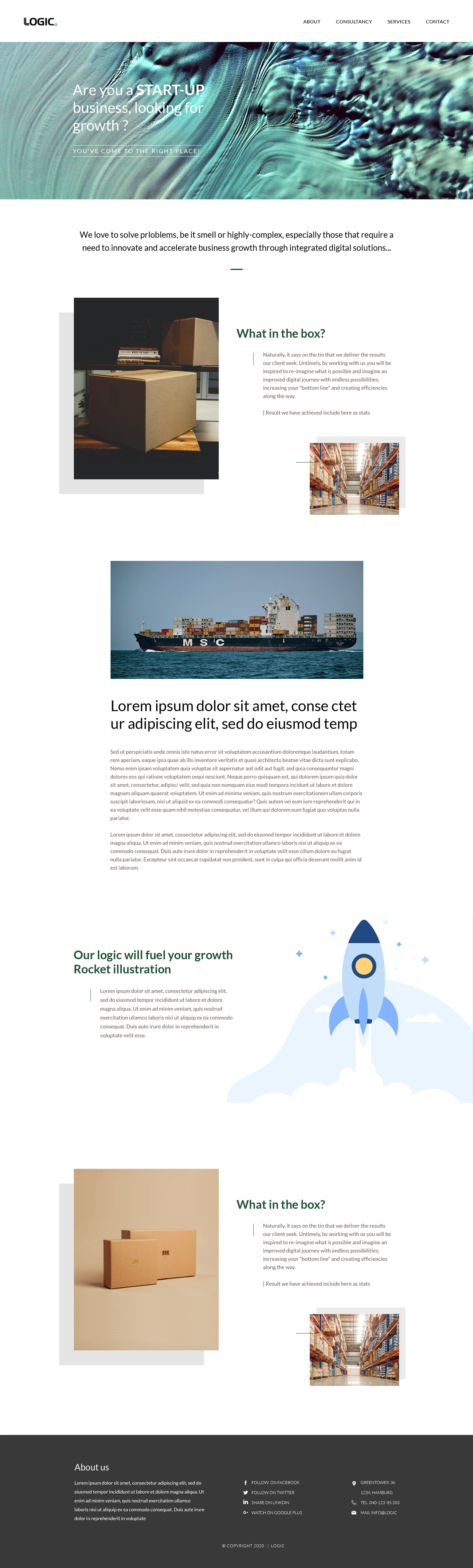 Landing Page Design by AVROM for this project | Design #25283933