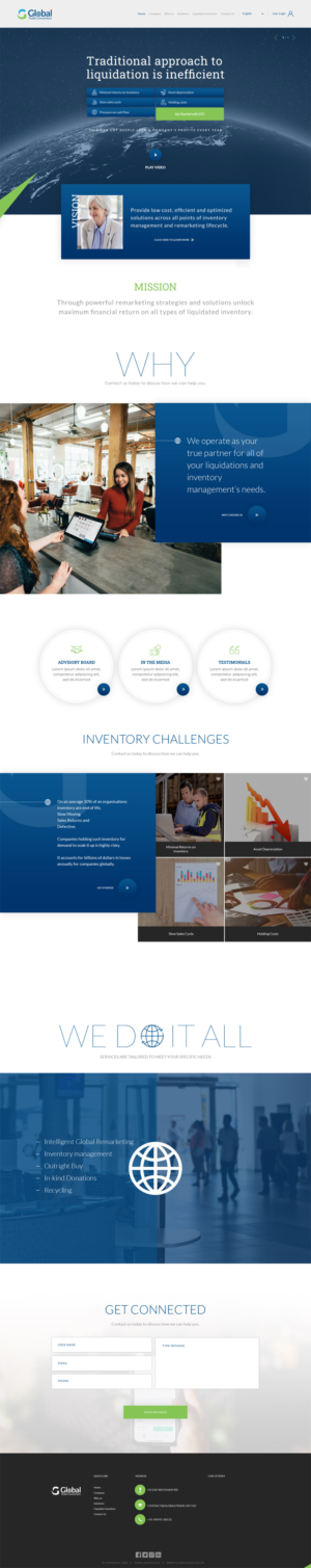 Design a single about page website landing page | Landing Page Design by AVROM