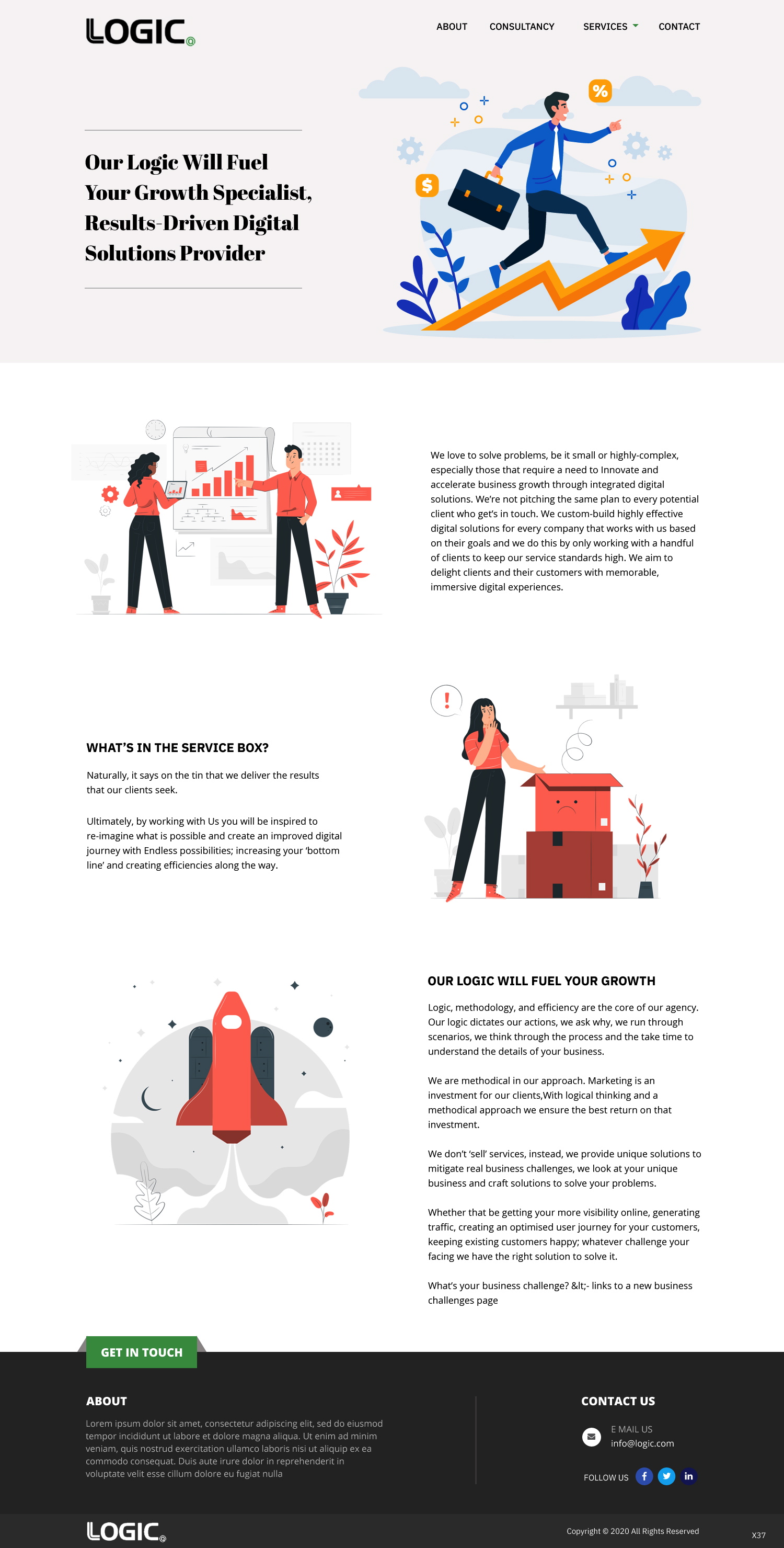 Diseño de Página de Aterrizaje por pb para este proyecto | Diseño #25283929