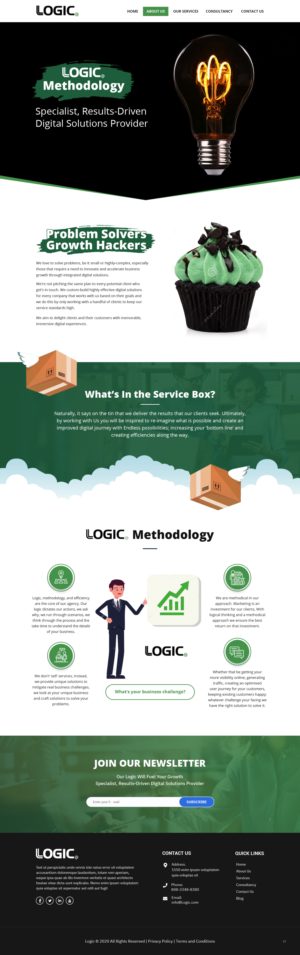 Landing Page Design by pb for this project | Design #25316196