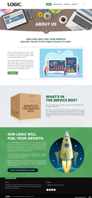 Design a single about page website landing page | Landing Page Design by SAI DESIGNS