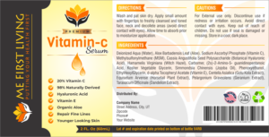 Me First Living Vitamin C Serum | Verpackungs-Design von Master's Logo