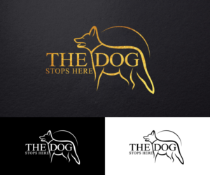 The Dog Stops Here | Logo Design by step forward 2