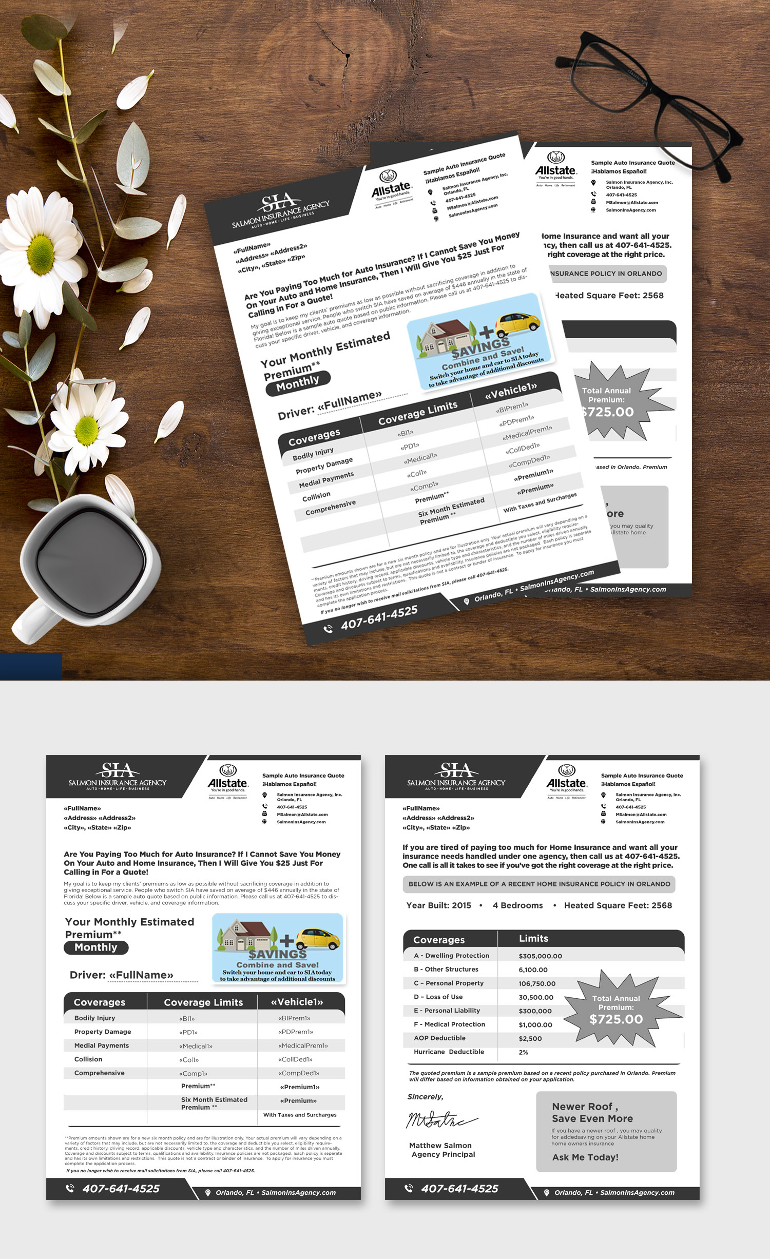 Flyer-Design von debdesign für Salmon Insurance Agency, Inc. | Design #25278936