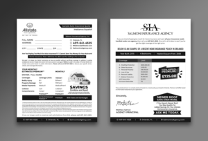 Auto and Home Insurance Quote Letter | Flyer-Design von ecorokerz