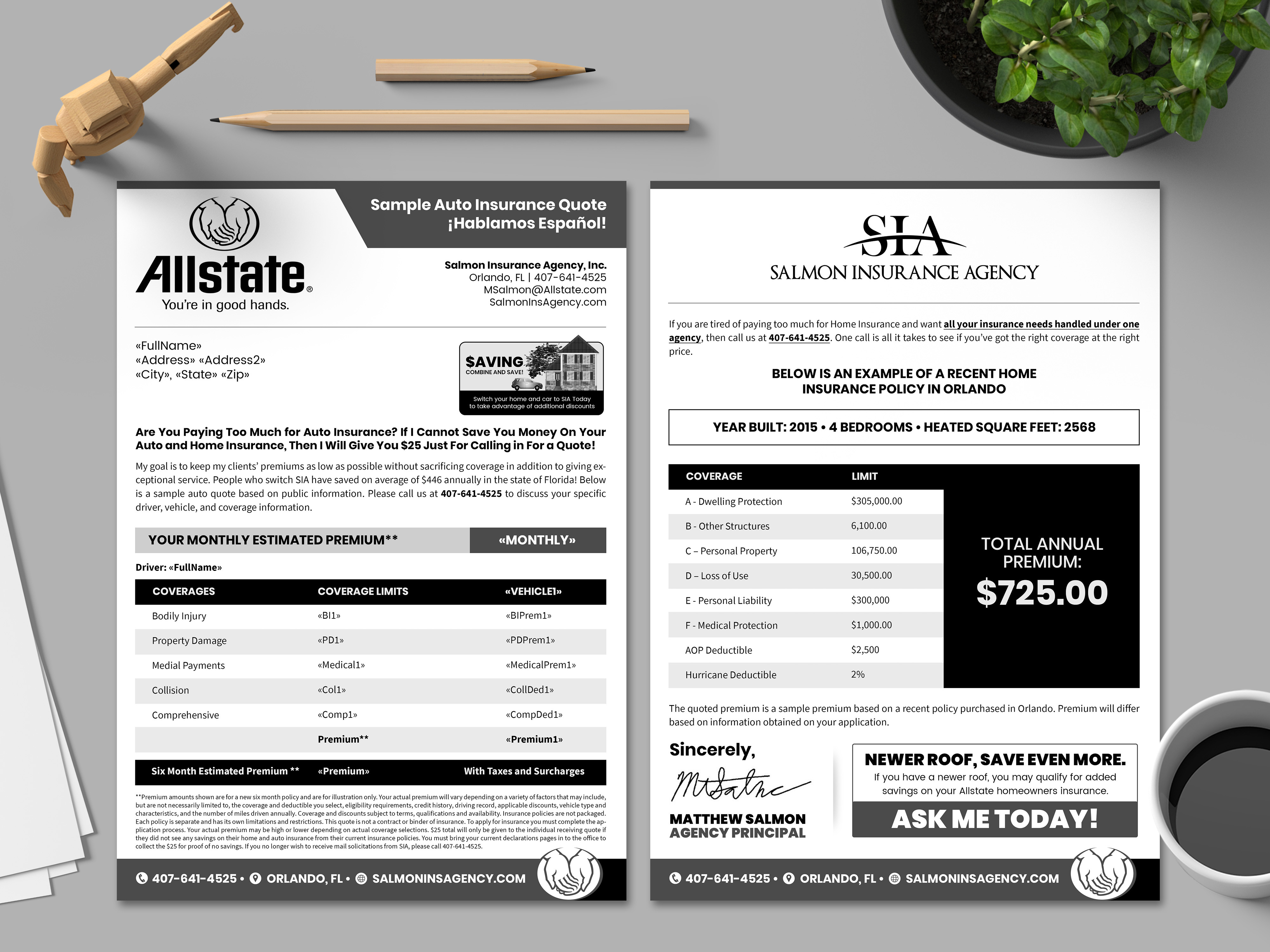 Flyer-Design von SAI DESIGNS für Salmon Insurance Agency, Inc. | Design #25261790