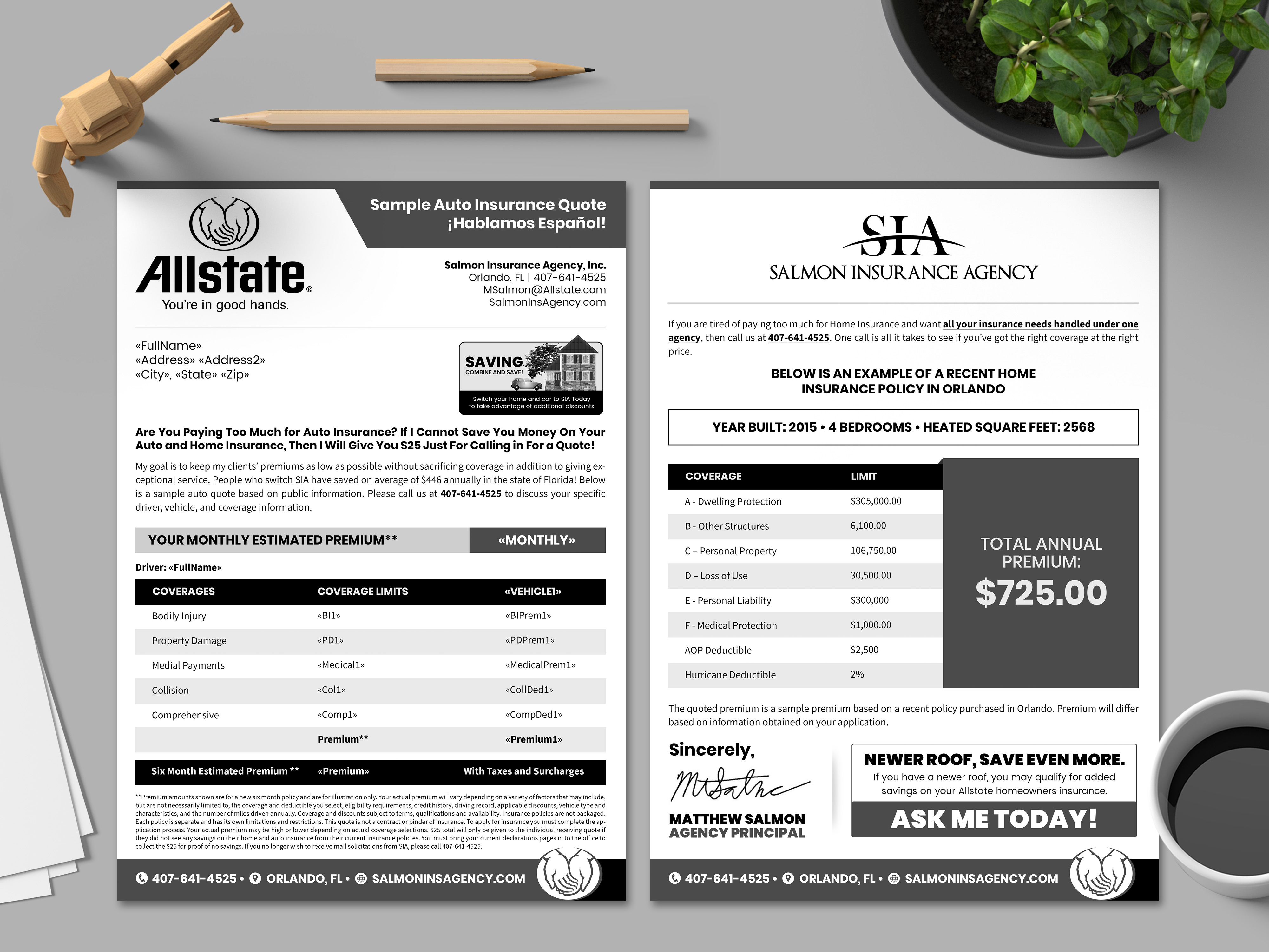 Flyer-Design von SAI DESIGNS für Salmon Insurance Agency, Inc. | Design #25265246