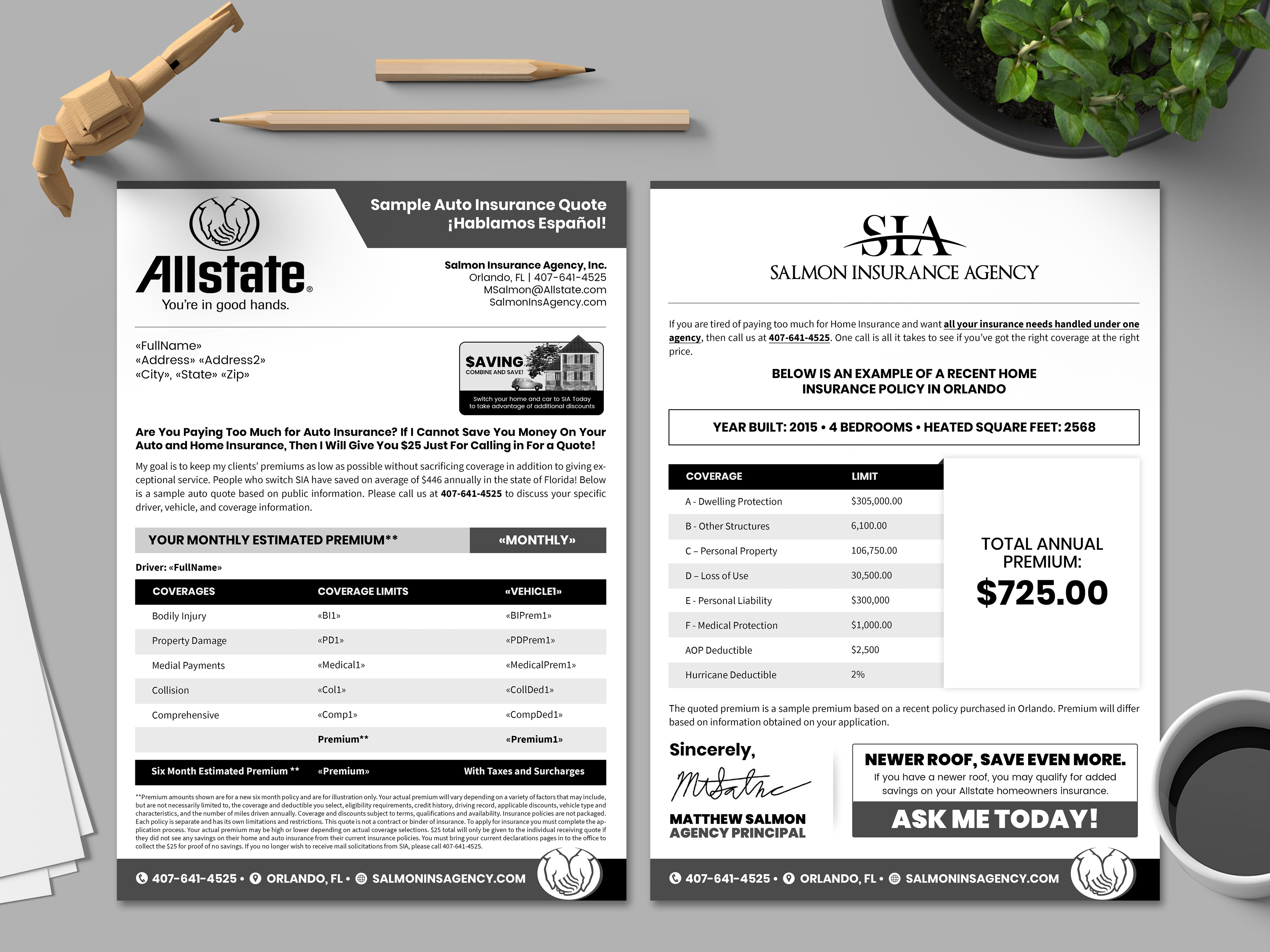 Flyer-Design von SAI DESIGNS für Salmon Insurance Agency, Inc. | Design #25265441