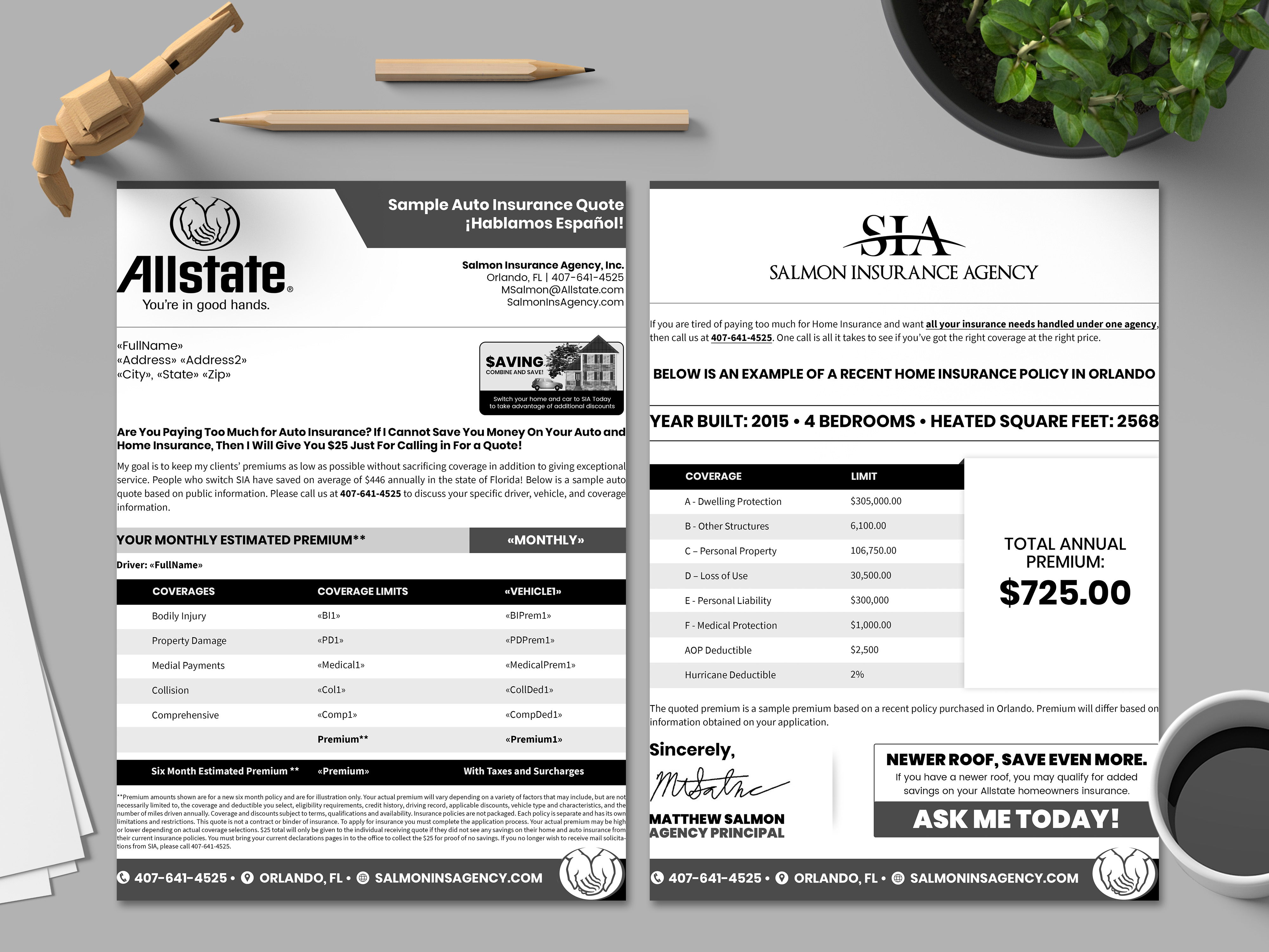 Flyer-Design von SAI DESIGNS für Salmon Insurance Agency, Inc. | Design #25279236