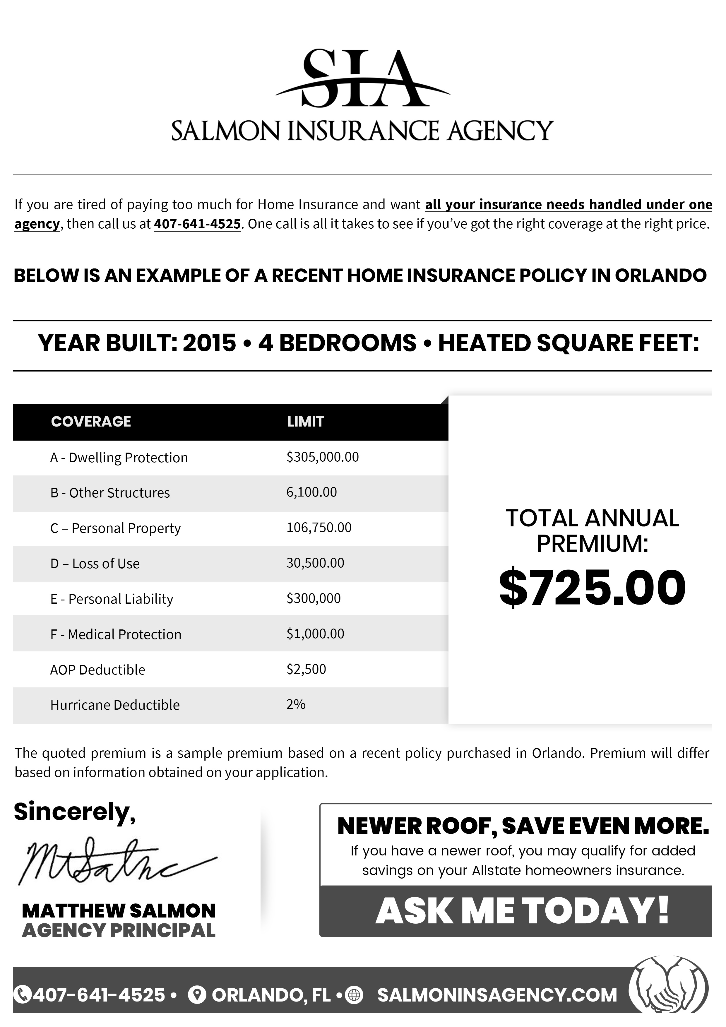 Flyer-Design von SAI DESIGNS für Salmon Insurance Agency, Inc. | Design #25303609