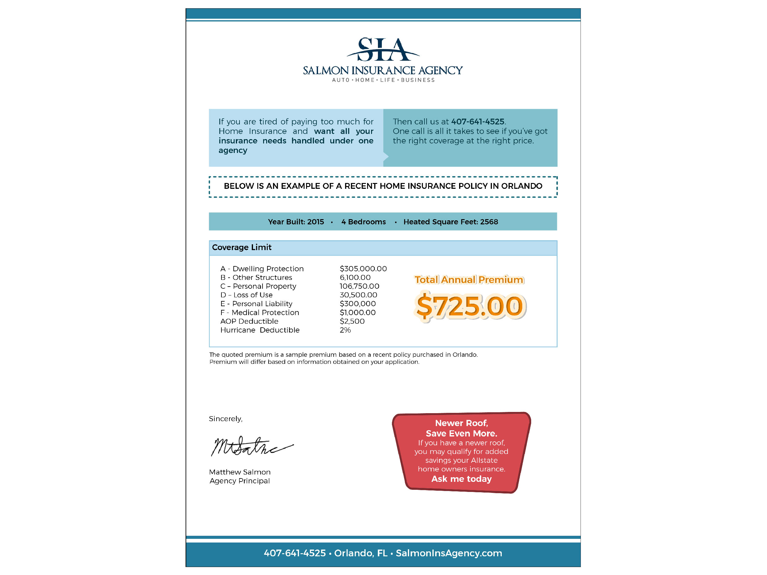 Flyer-Design von iftitahNA für Salmon Insurance Agency, Inc. | Design #25268369