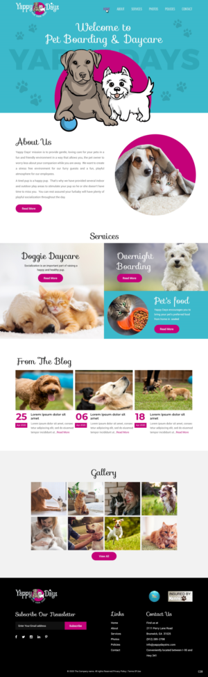 Web Design by pb for this project | Design: #25270577