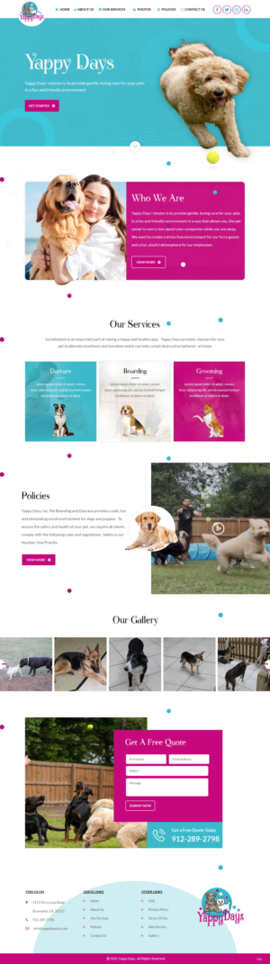 Web Design by pb for this project | Design: #25270586