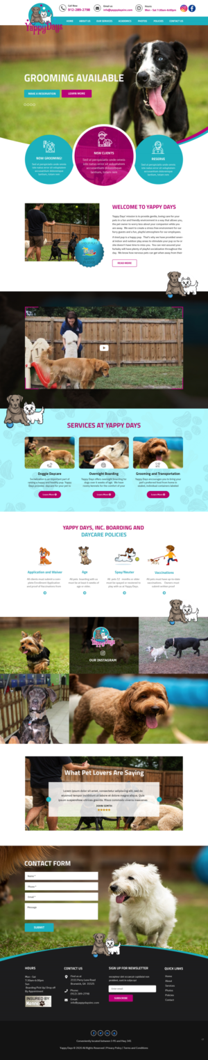 Web Design by pb for this project | Design: #25335399