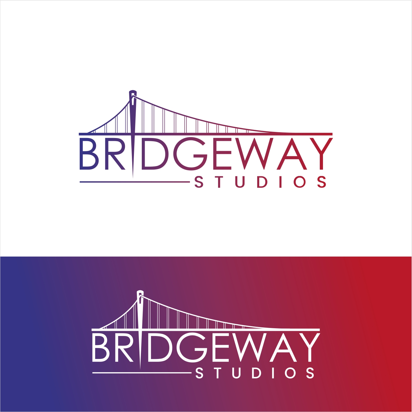 Logo Design by creative.bugs for BridgeWay Studios | Design #25278574