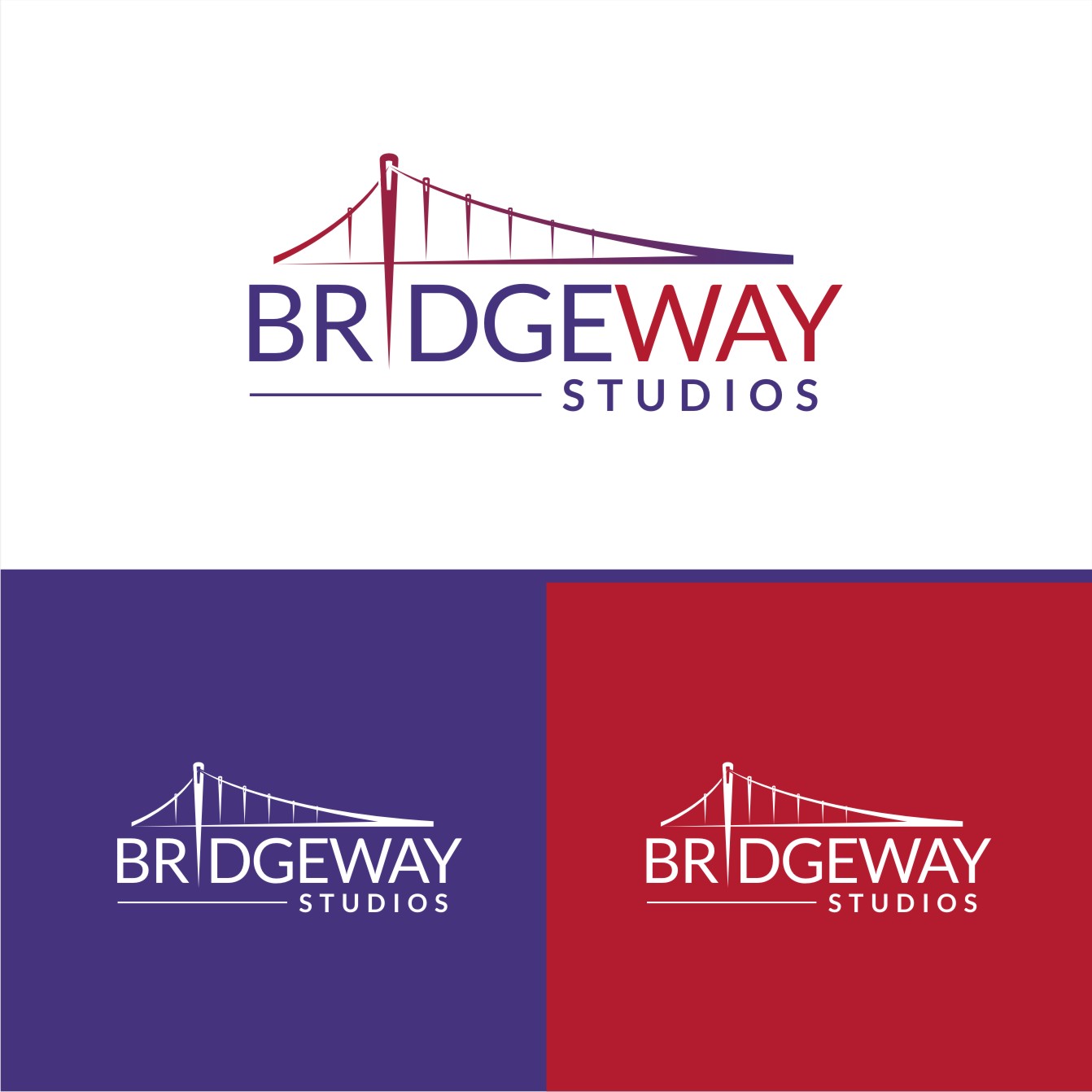 Diseño de Logo por creative.bugs para BridgeWay Studios | Diseño #25284762