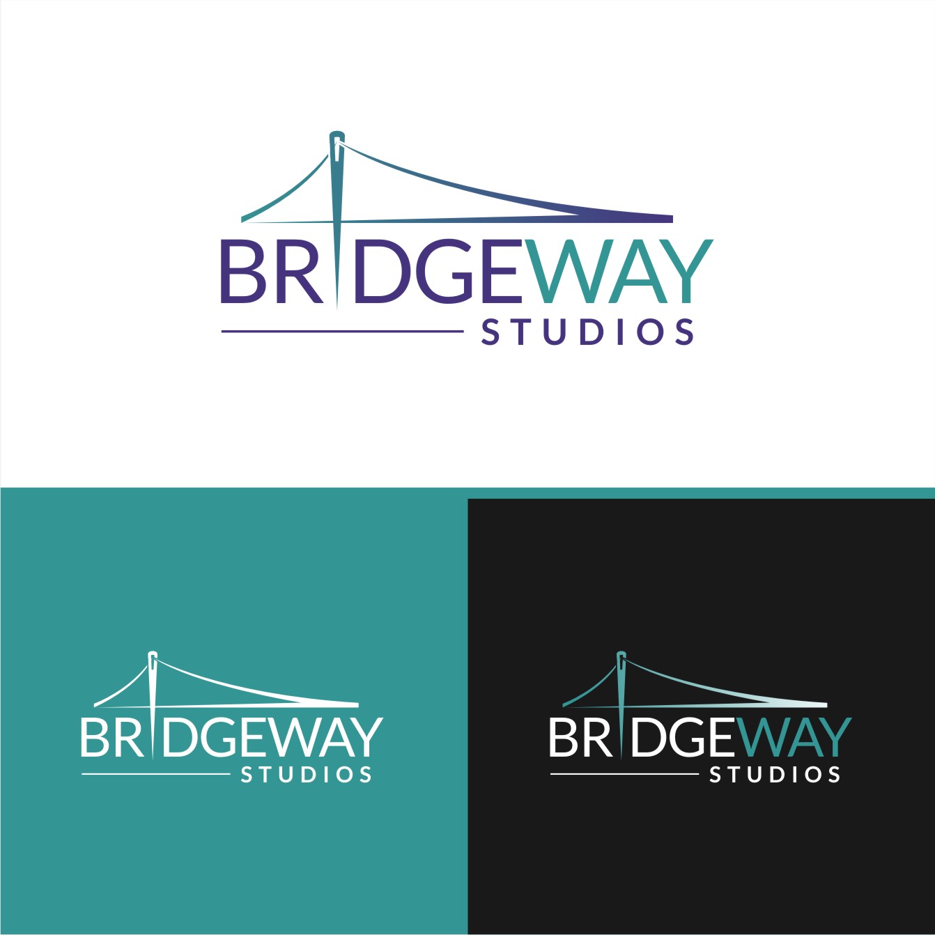 Diseño de Logo por creative.bugs para BridgeWay Studios | Diseño #25284763