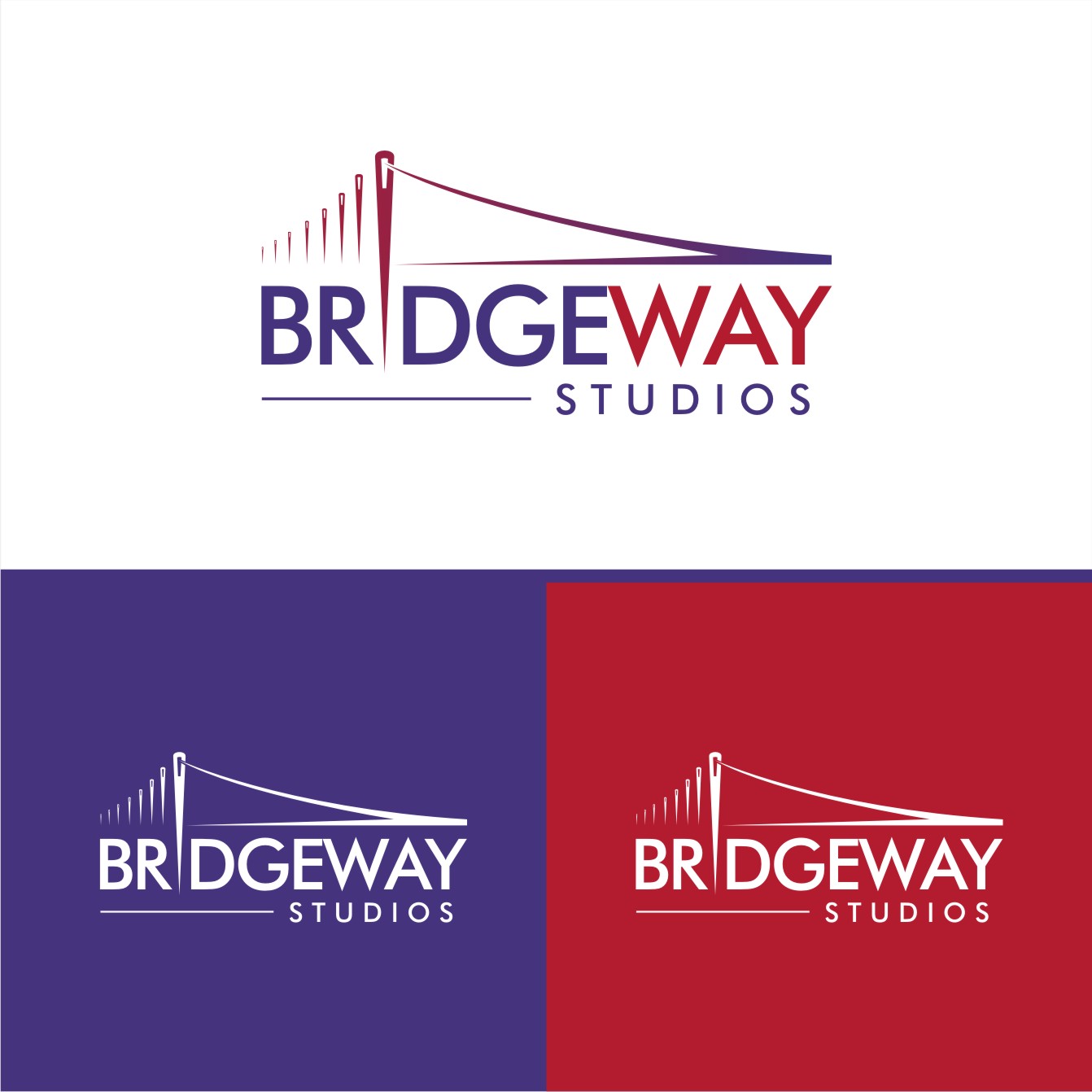 Diseño de Logo por creative.bugs para BridgeWay Studios | Diseño #25284764