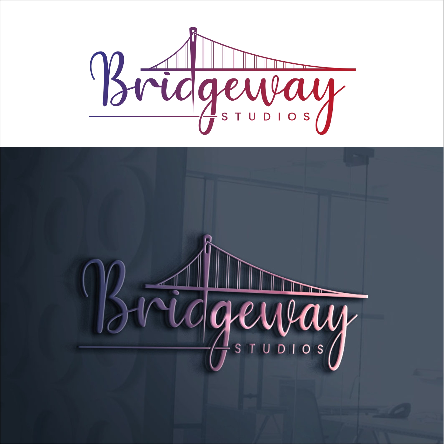 Logo Design by creative.bugs for BridgeWay Studios | Design #25285776