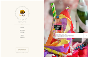 Events and Parties web-site needs a Web Design | Diseño Web por Violeta Pironkova