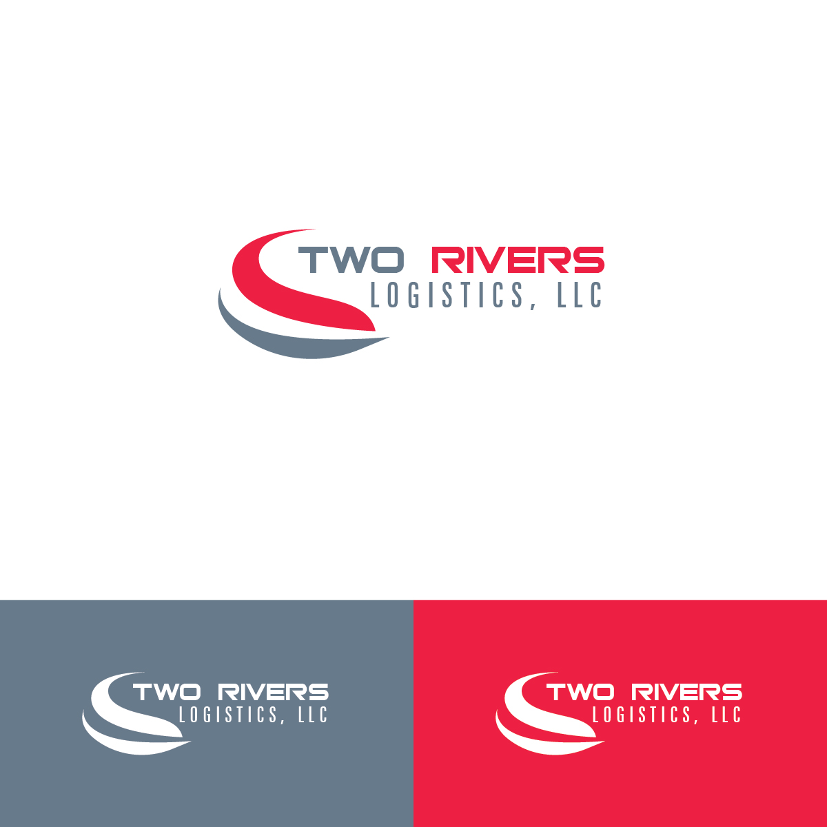 Logo Design by Deziners Zone for Two Rivers Logistics, LLC | Design #25264951