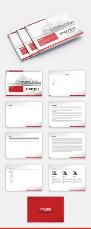 Specialist Executive Search firm needs new MS Word template(and other templates to match eventually) | Diseño de Plantilla de Word por JanuXart